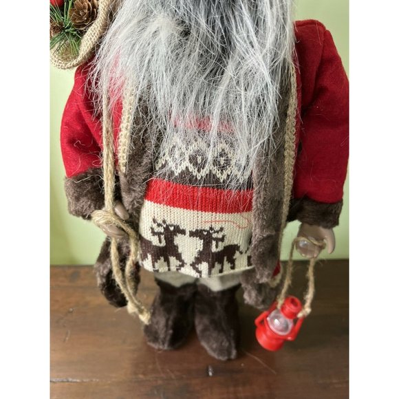 African American Black Santa Claus Figure Table Stand Christmas Decor 18” T8 - Picture 5 of 8